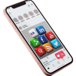 Celular Redes Sociais transparente