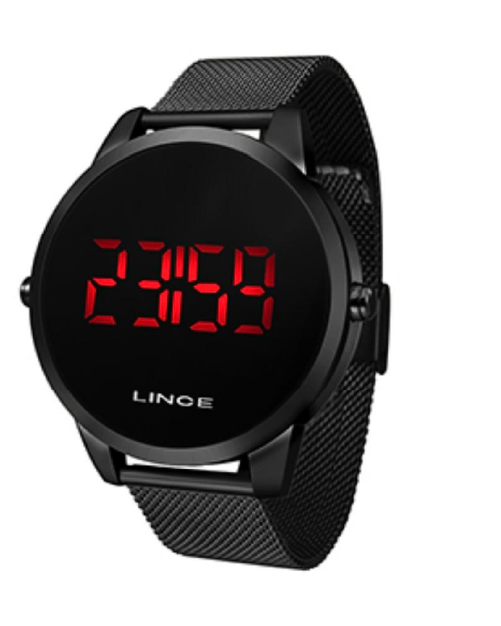 Relógio Lince Feminino digital Preto