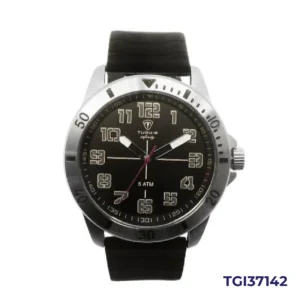 Relógio Masculino Tuguir Infinity Analógico Prata, Preto e Vermelho TGI37142