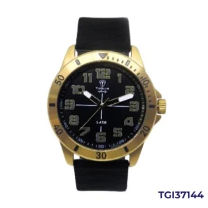Relógio Masculino Tuguir Infinity Analógico Dourado e Preto TGI37144