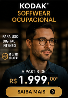 Lentes Kodak SoffWear Ocupacional para visão próxima e intermediária na Óptica Barão